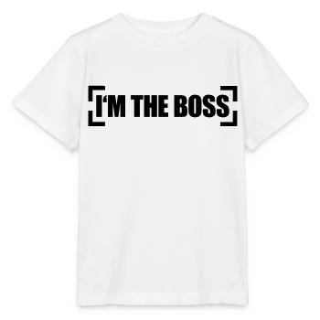 I'm The Boss - Stanley/Stella MINI CREATOR Kids’ T-Shirt - white - Front - Maike (125cm)