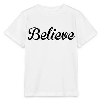 Believe - Stanley/Stella MINI CREATOR Kids’ T-Shirt - white - Front - Maike (125cm)