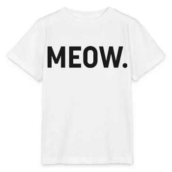Miaou - T-shirt bio MINI CREATOR Stanley/Stella Enfant - blanc - Devant - Maike (125cm)