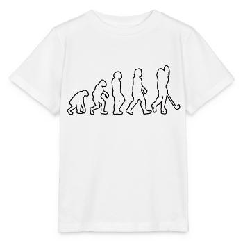 Eishockey Eishockeyteam Wintersport Geschenk - Stanley/Stella Kinder T-Shirt MINI CREATOR  - Weiß - Vorne - Maike (125cm)