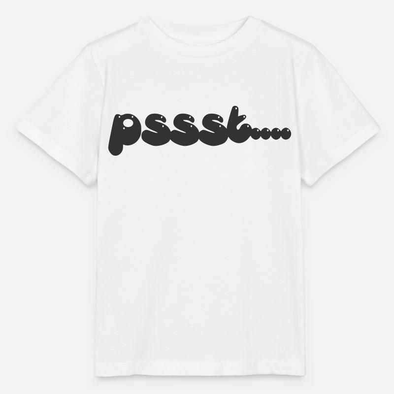 Pssst.... - Stanley/Stella MINI CREATOR Kids’ T-Shirt - white