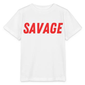 Sauvage - T-shirt bio MINI CREATOR Stanley/Stella Enfant - blanc - Devant - Maike (125cm)