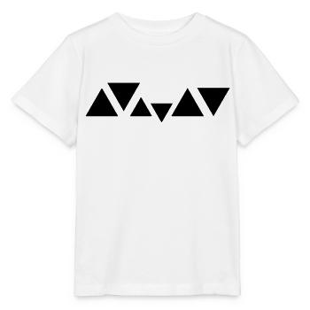 Triangles design for club - Stanley/Stella MINI CREATOR Kids’ T-Shirt - white - Front - Maike (125cm)