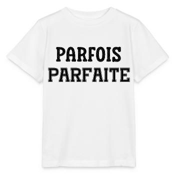 parfois parfaite - T-shirt bio MINI CREATOR Stanley/Stella Enfant - blanc - Devant - Maike (125cm)