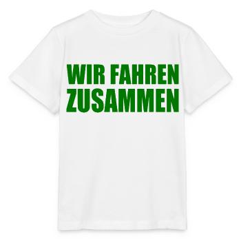 wir fahren zusammen - Stanley/Stella Kinder T-Shirt MINI CREATOR  - Weiß - Vorne - Maike (125cm)