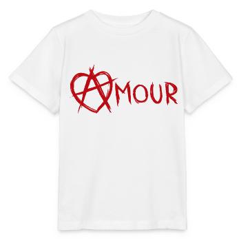 Amour - T-shirt bio MINI CREATOR Stanley/Stella Enfant - blanc - Devant - Maike (125cm)