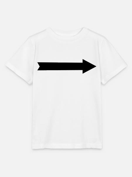 Pfeil gerade - Stanley/Stella Kinder T-Shirt MINI CREATOR - Weiß