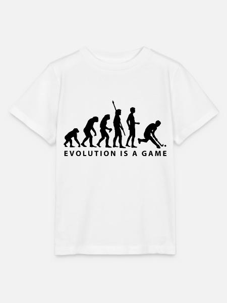evolution_herren_hockey_b_1c - Stanley/Stella Kinder T-Shirt MINI CREATOR - Weiß