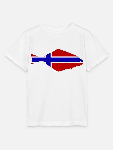 Heilbutt_Norwegen - Stanley/Stella Kinder T-Shirt MINI CREATOR  - Weiß