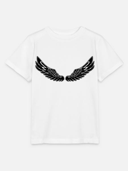 Wings black de - Stanley/Stella Kinder T-Shirt MINI CREATOR - Weiß