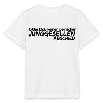 peinlicher Junggesellenabschied - Stanley/Stella Kinder T-Shirt MINI CREATOR  - Weiß - Vorne - Maike (125cm)