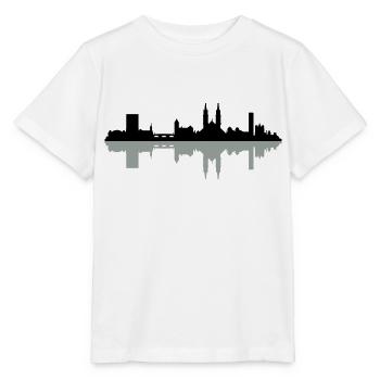 Skyline Basel - Stanley/Stella Kinder T-Shirt MINI CREATOR  - Weiß - Vorne - Maike (125cm)