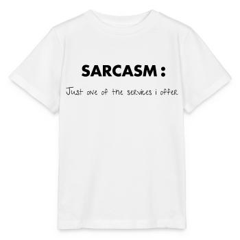 Sarcasm - Stanley/Stella MINI CREATOR Kids’ T-Shirt - white - Front - Maike (125cm)