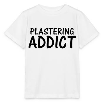 plastering addict - Stanley/Stella MINI CREATOR Kids’ T-Shirt - white - Front - Maike (125cm)