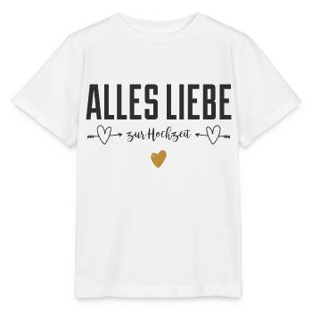 Spruchdesign - Hochzeit - Stanley/Stella Kinder T-Shirt MINI CREATOR  - Weiß - Vorne - Maike (125cm)