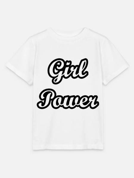 Girl Power - Stanley/Stella Kinder T-Shirt MINI CREATOR  - Weiß