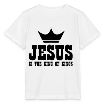 Jésus-Christ Dieu Dieu - T-shirt bio MINI CREATOR Stanley/Stella Enfant - blanc - Devant - Maike (125cm)