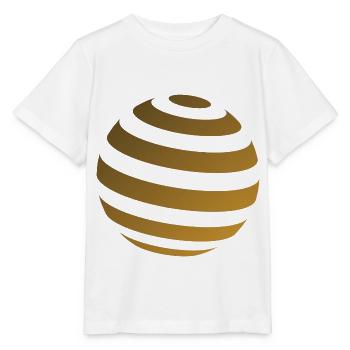 3d rond sphère - T-shirt bio MINI CREATOR Stanley/Stella Enfant - blanc - Devant - Maike (125cm)