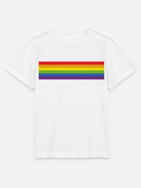 Stolz Regenbogen - Stanley/Stella Kinder T-Shirt MINI CREATOR - Weiß