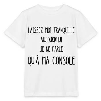 laissez-moi tranquille - T-shirt bio MINI CREATOR Stanley/Stella Enfant - blanc - Devant - Maike (125cm)