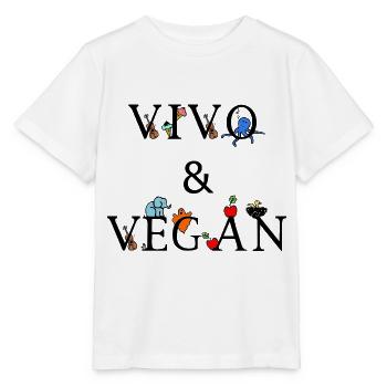 Vivo & Vegan - Stanley/Stella Kinder T-Shirt MINI CREATOR  - Weiß - Vorne - Maike (125cm)