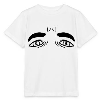 Conception de Crying Sad Eyes - T-shirt bio MINI CREATOR Stanley/Stella Enfant - blanc - Devant - Maike (125cm)