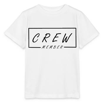 Membres d’équipage - T-shirt bio MINI CREATOR Stanley/Stella Enfant - blanc - Devant - Maike (125cm)