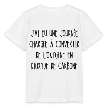 journée chargée - T-shirt bio MINI CREATOR Stanley/Stella Enfant - blanc - Devant - Maike (125cm)
