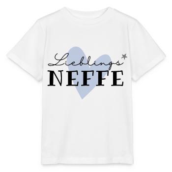 Lieblingsneffe/ bester Neffe / Geburt - Stanley/Stella Kinder T-Shirt MINI CREATOR  - Weiß - Vorne - Maike (125cm)