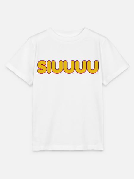 Siuuuuu - Stanley/Stella Kinder T-Shirt MINI CREATOR - Weiß