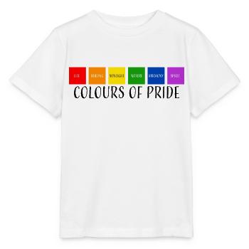 Colours of Pride - Stanley/Stella MINI CREATOR Kids’ T-Shirt - white - Front - Maike (125cm)