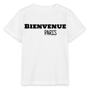 Bienvenue à Paris - T-shirt bio MINI CREATOR Stanley/Stella Enfant - blanc - Devant - Maike (125cm)