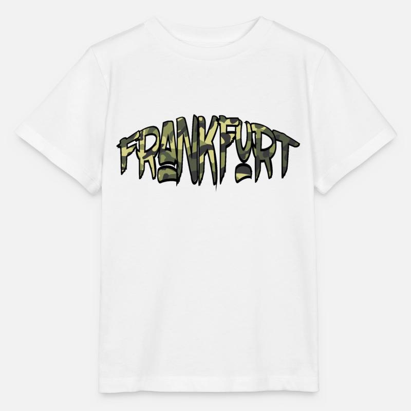 Camouflage de Francfort - T-shirt bio MINI CREATOR Stanley/Stella Enfant - blanc