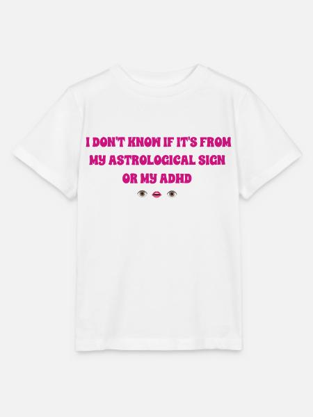 Astro ADHS mädchenhaft - Stanley/Stella Kinder T-Shirt MINI CREATOR - Weiß