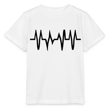 Heartbeat - Stanley/Stella MINI CREATOR Kids’ T-Shirt - white - Front - Maike (125cm)