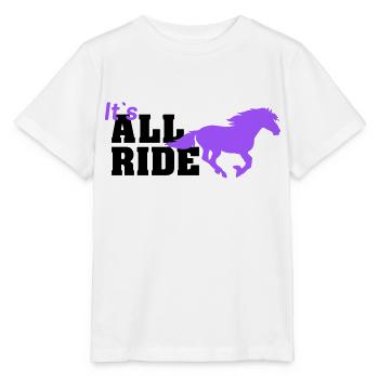 all ride - Stanley/Stella MINI CREATOR Kids’ T-Shirt - white - Front - Maike (125cm)