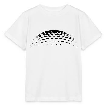 Une balle de golf sur le noir - T-shirt bio MINI CREATOR Stanley/Stella Enfant - blanc - Devant - Maike (125cm)