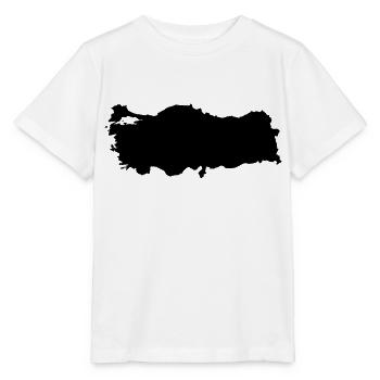 Türkei Karte Landkarte - Stanley/Stella Kinder T-Shirt MINI CREATOR  - Weiß - Vorne - Maike (125cm)