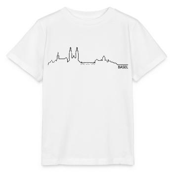 Skyline Basel - Stanley/Stella Kinder T-Shirt MINI CREATOR  - Weiß - Vorne - Maike (125cm)