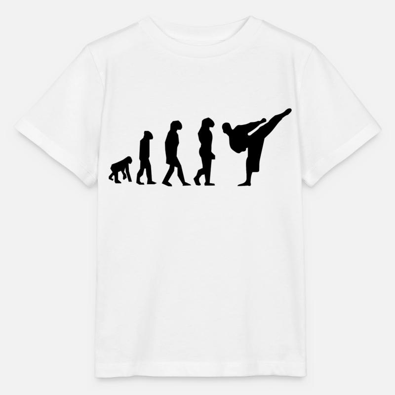 Karate Evolution - Stanley/Stella Kinder T-Shirt MINI CREATOR  - Weiß
