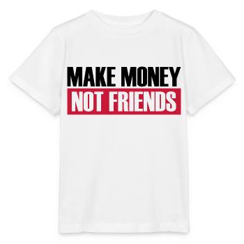 Logo Gagner de l’argent - T-shirt bio MINI CREATOR Stanley/Stella Enfant - blanc - Devant - Maike (125cm)