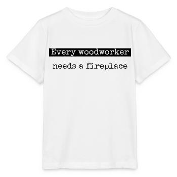 birthday present Lumberman Safety Helmet Fun - Stanley/Stella MINI CREATOR Kids’ T-Shirt - white - Front - Maike (125cm)