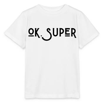 Ok Super - T-shirt bio MINI CREATOR Stanley/Stella Enfant - blanc - Devant - Maike (125cm)