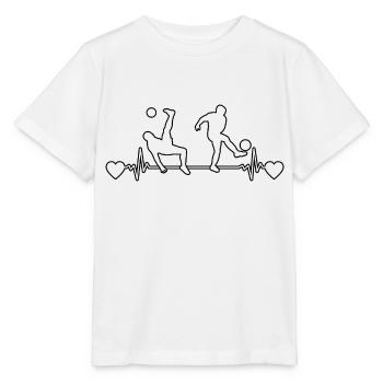 Football Design Football Player Football Équipe de football - T-shirt bio MINI CREATOR Stanley/Stella Enfant - blanc - Devant - Maike (125cm)