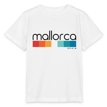Majorque - Espagne - Islas Baleares - Îles Baléares - T-shirt bio MINI CREATOR Stanley/Stella Enfant - blanc - Devant - Maike (125cm)
