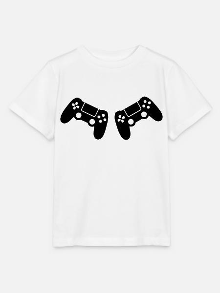 gamepads - Stanley/Stella Kinder T-Shirt MINI CREATOR  - Weiß