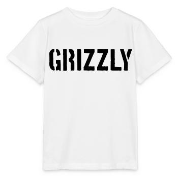Grizzly Bear Slogan - T-shirt bio MINI CREATOR Stanley/Stella Enfant - blanc - Devant - Maike (125cm)