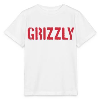 Grizzly Bär Slogan - Stanley/Stella Kinder T-Shirt MINI CREATOR  - Weiß - Vorne - Maike (125cm)