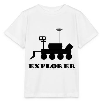 Space Mission Mars - Stanley/Stella MINI CREATOR Kids’ T-Shirt - white - Front - Maike (125cm)