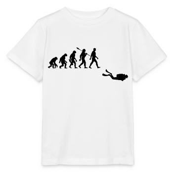 Evolution Tauchen Taucher - Stanley/Stella Kinder T-Shirt MINI CREATOR  - Weiß - Vorne - Maike (125cm)